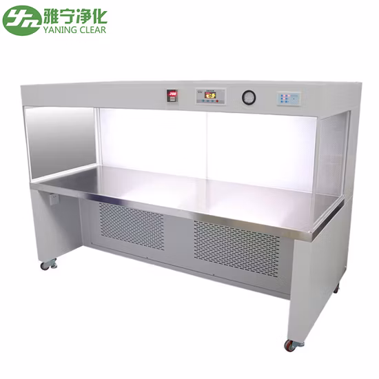 Yaning Custom Made Adjustable Air Volume Medical Modular Clean Room Laminar Flow Hood Cabinet Clean Bench