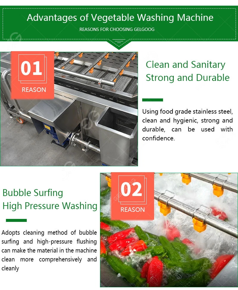 Rotary Ozone Water Bubble Tomato Chili Washing Automatic Fruit Leafy Vegetable Washing Machine Ultrasonic
