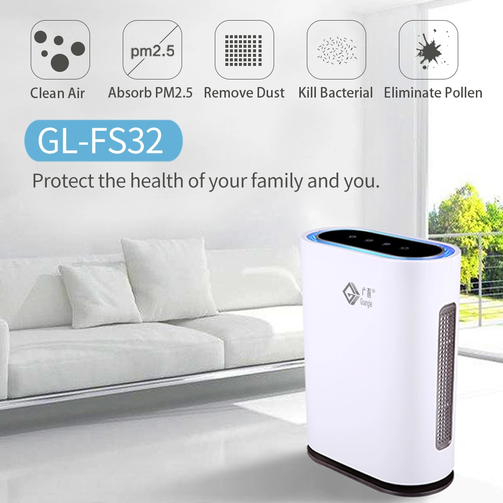 High Quality Negative Ion UVC Air Purifier with LCD Touch Panel