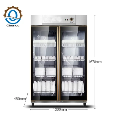Commercial Electric Dish Sterilizer Tableware Dryer Disinfection Cabinet Dish UV Ozone Disinfection Cabinet