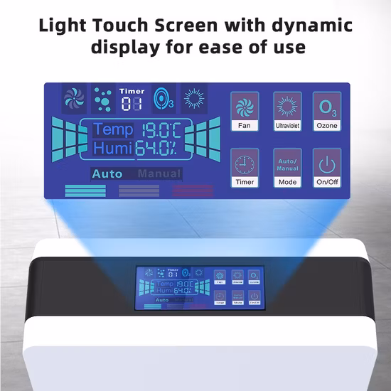 Mobile UV Air Disinfection Machine Convenient Air Sterilization Machine UVC-Max Air Purifier with High Quality